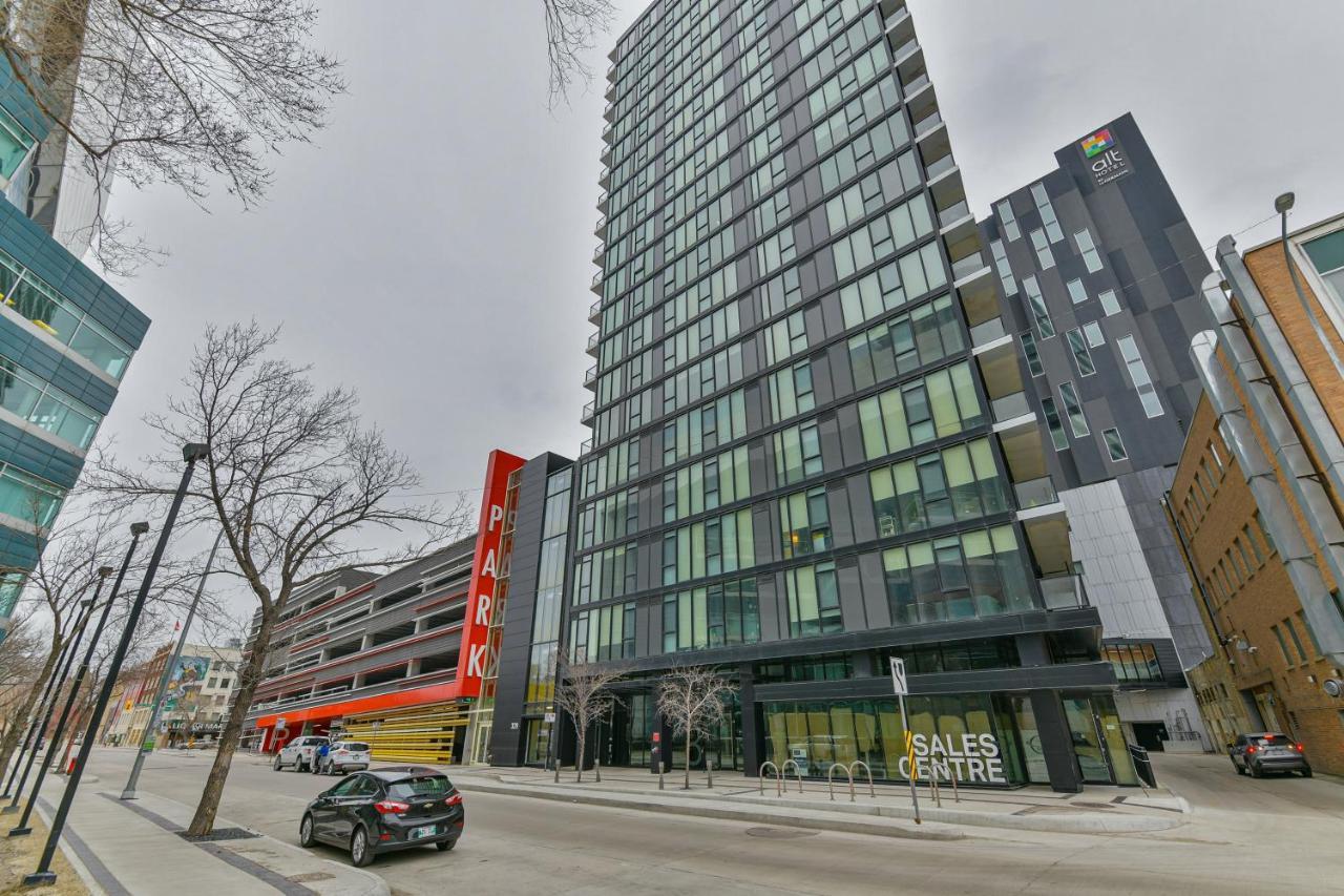 Luxury Skyline Condo In Downtown Free 24/7 Parking Winnipeg Extérieur photo